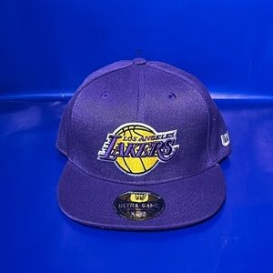 NWT Ultra Game Los Angeles Lakers Adjustable Unisex Hat One Size Fits Most 🧢